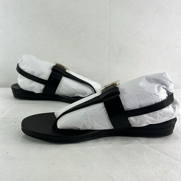 Cole Haan Francine Demi Sandals- Black Leagther- Size 5 B- NIB - Picture 4 of 7